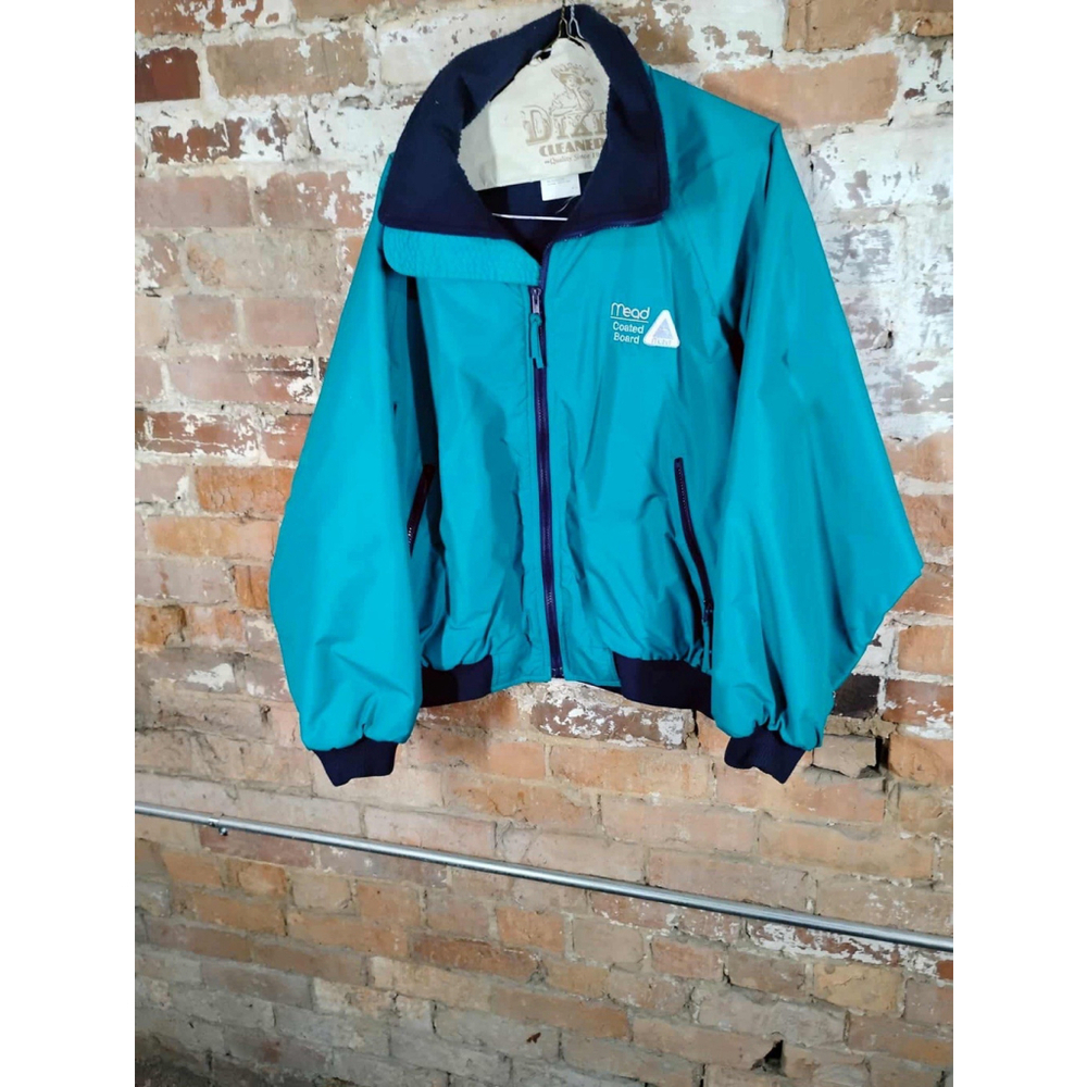 Vintage MEAD Paper Mill Windbreaker Jacket‎ Large Wearguard